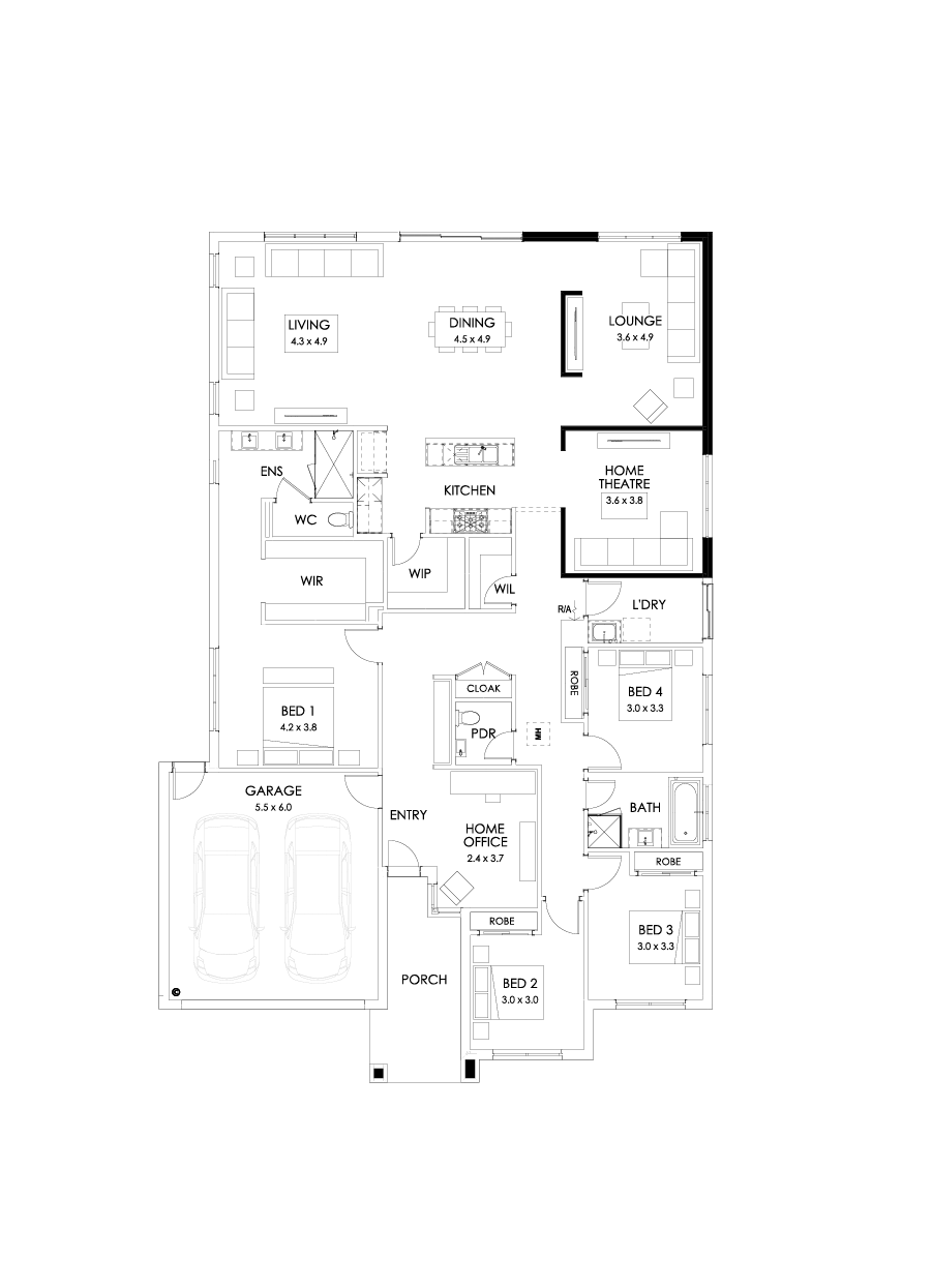 31  Floor Floorplan (Larger living)