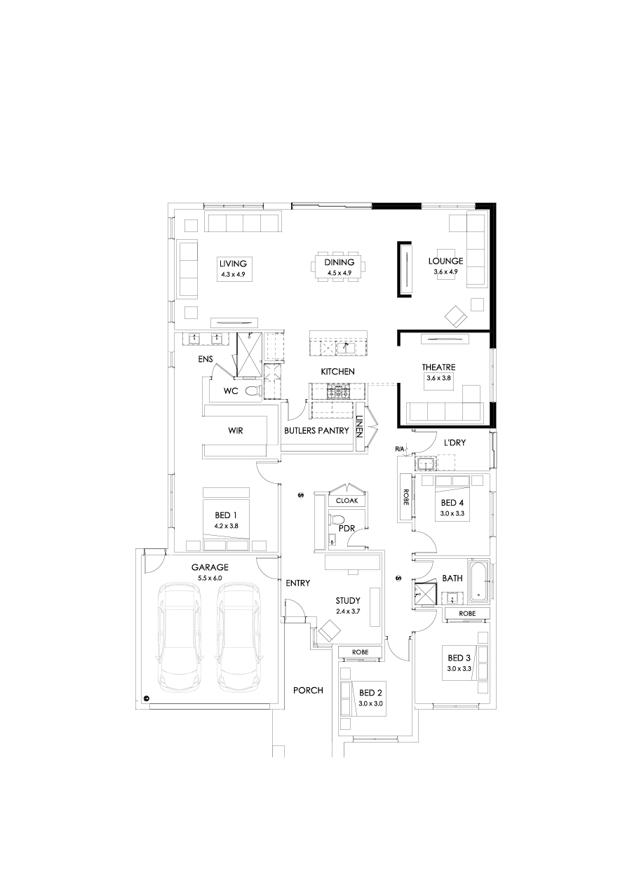 31  Floor Floorplan (Larger living)