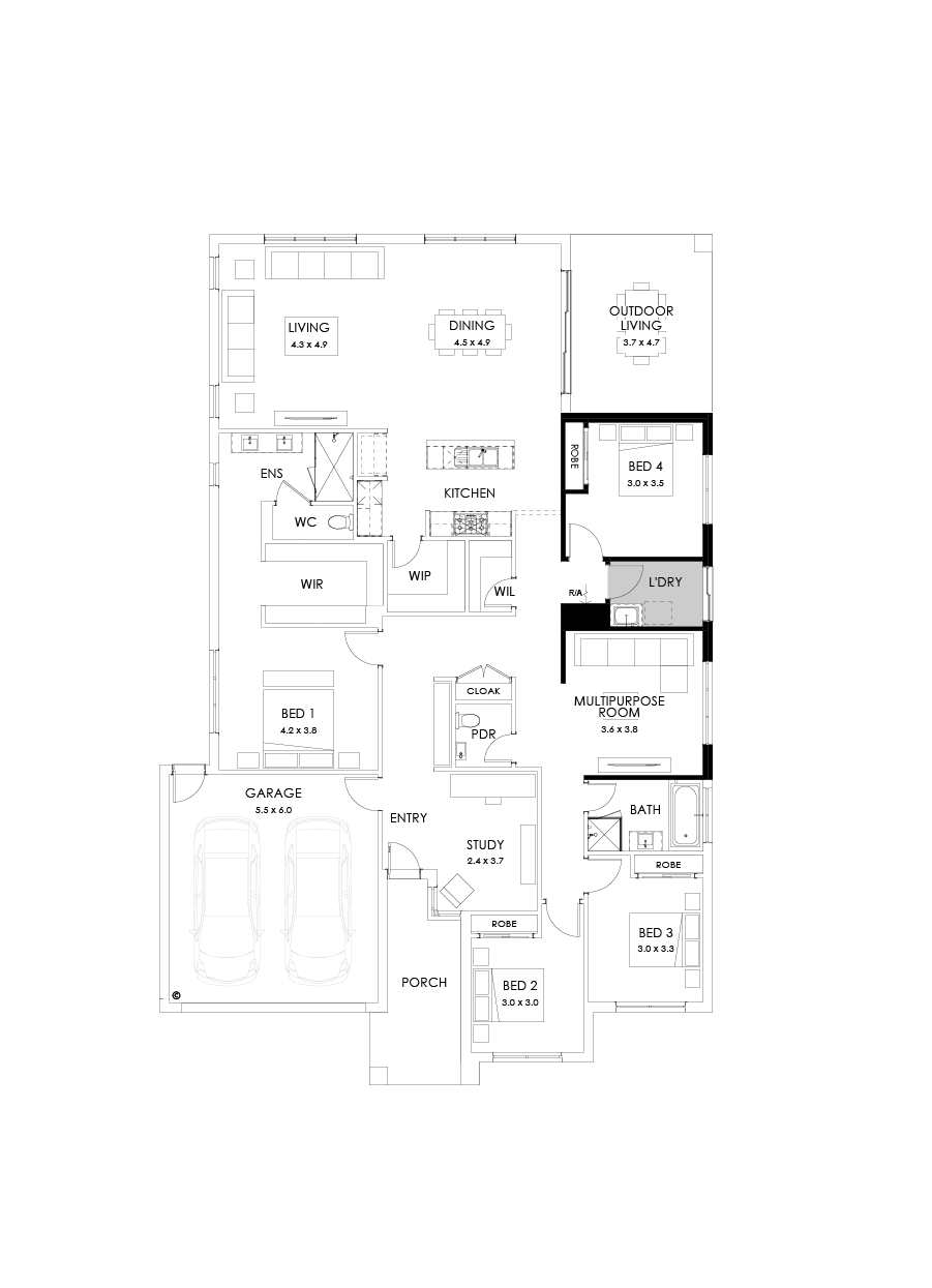 31  Floor Floorplan (Multipurpose room)