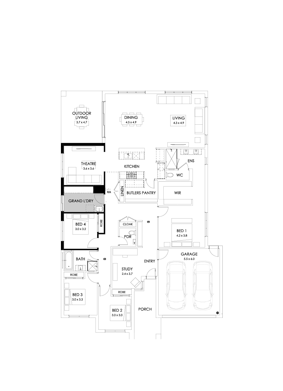 31  Floor Floorplan (Grand laundry - Flipped)