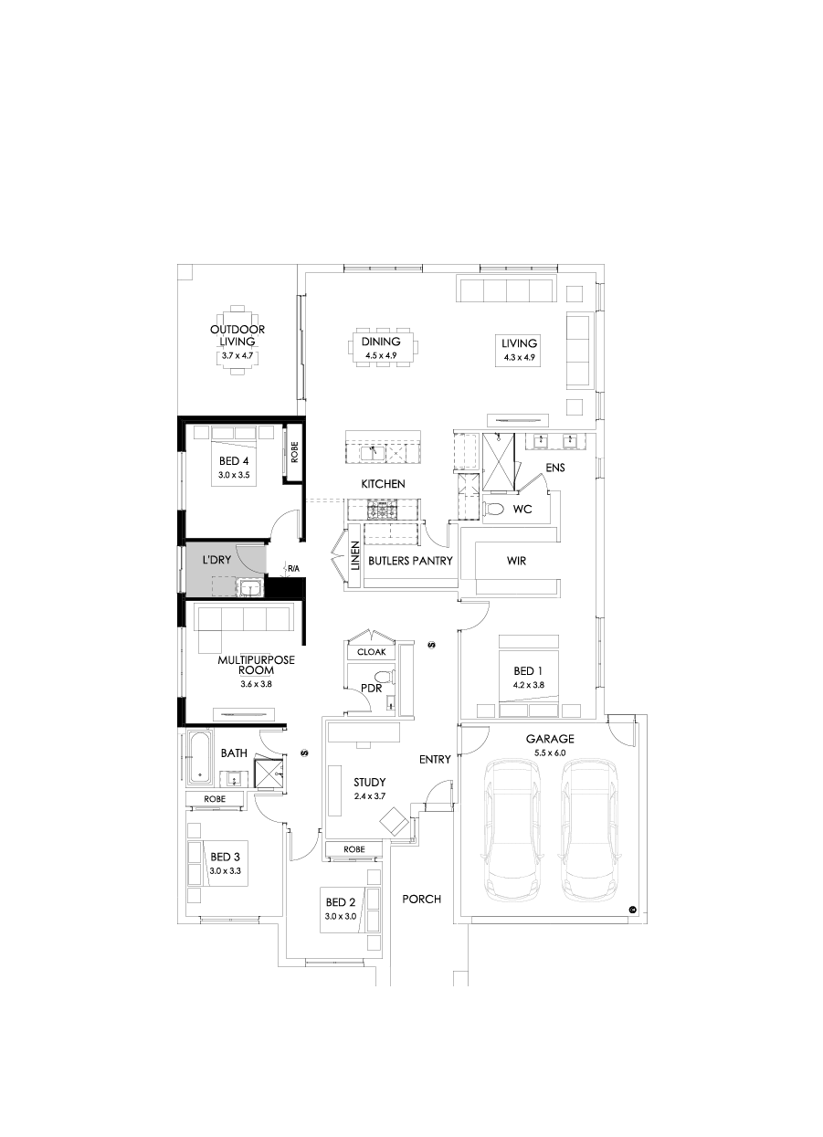 31  Floor Floorplan (Multipurpose room - Flipped)