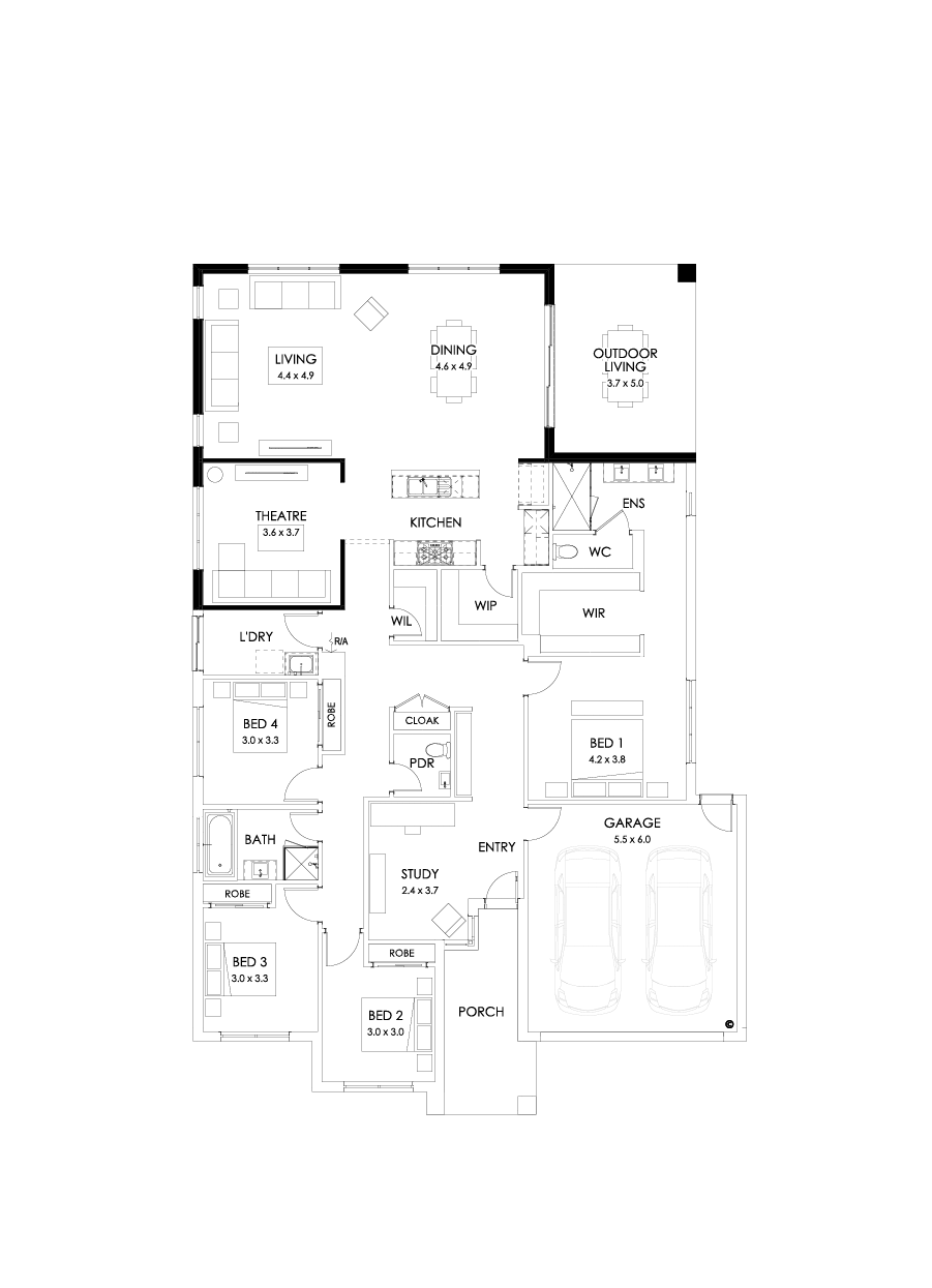 31  Floor Floorplan (Rear flip - Flipped)