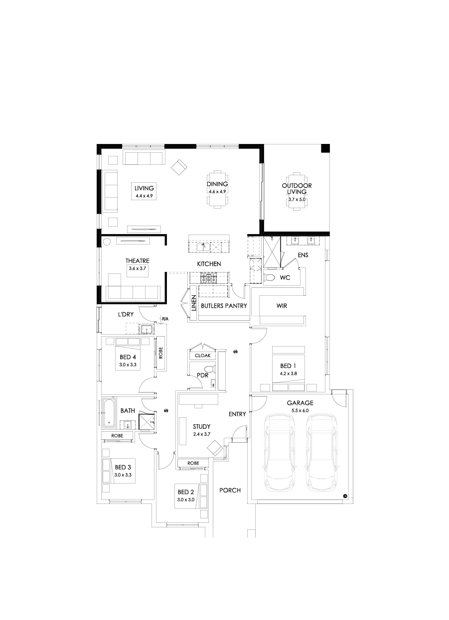 31  Floor Floorplan (Rear flip - Flipped)
