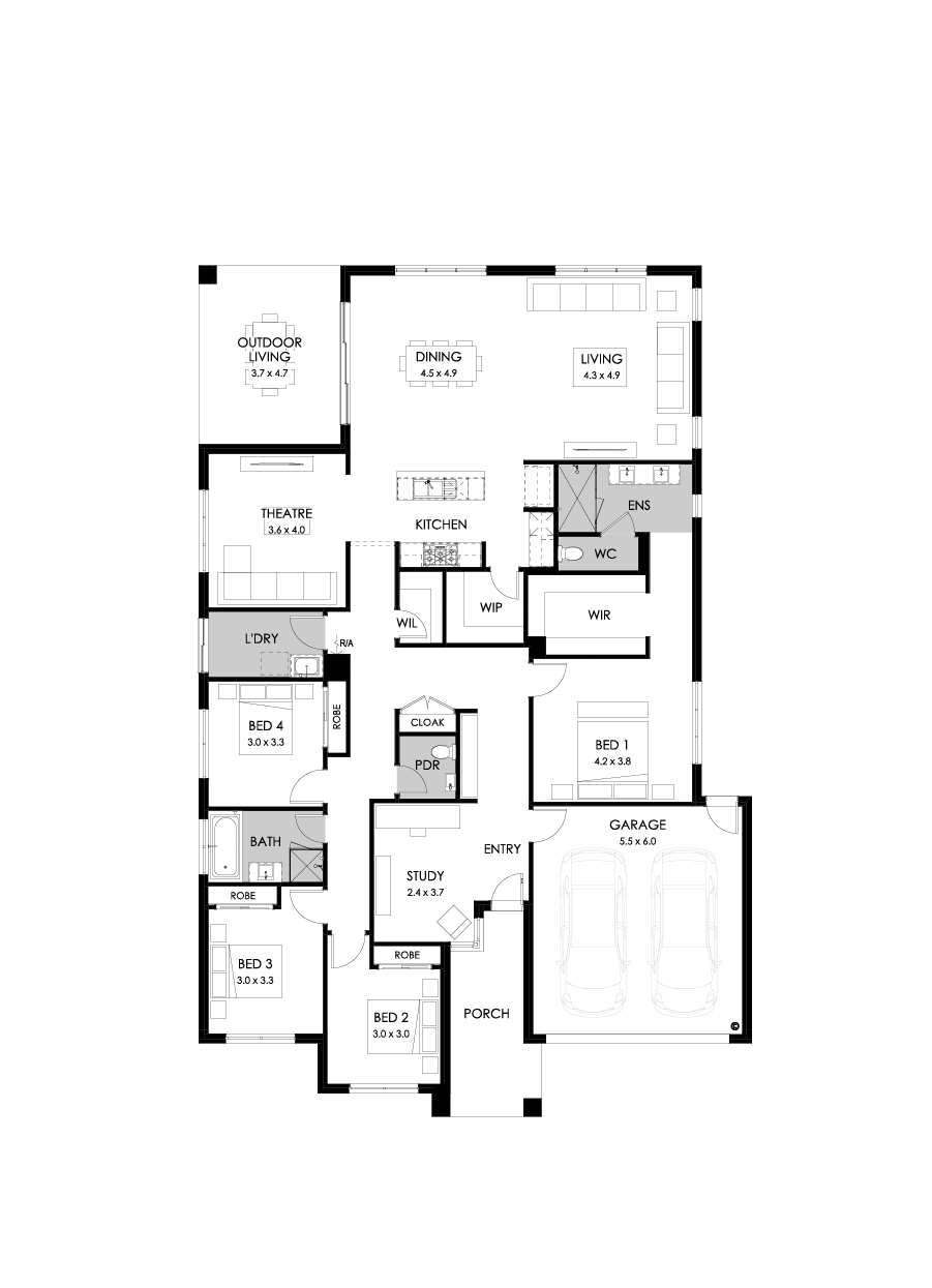 31  Floor Floorplan (Standard - Flipped)