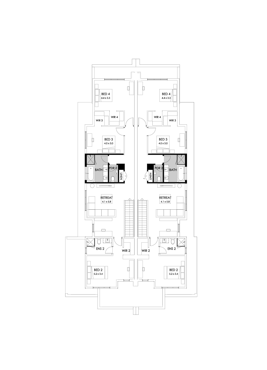 31 & 30 First Floor Floorplan (Bathroom upgrade)