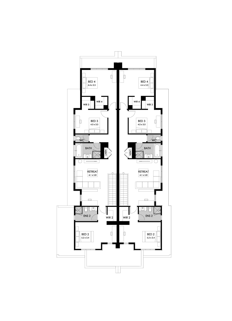 31 & 30 First Floor Floorplan (Standard)