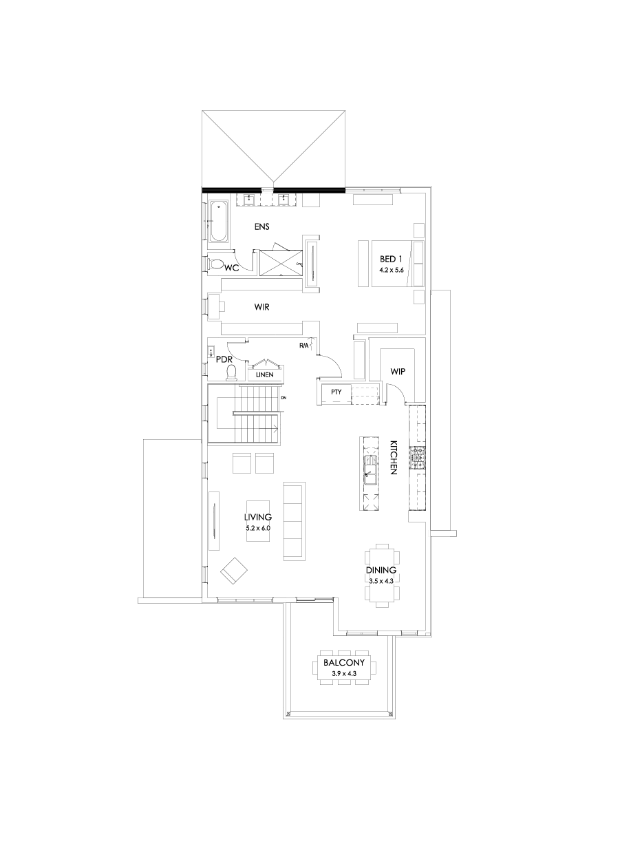 39 First Floor Floorplan (Outdoor living )