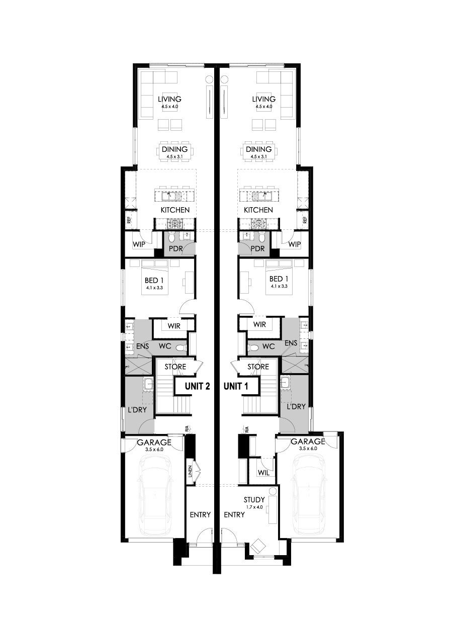 28 & 28 Ground Floor Floorplan (Standard)