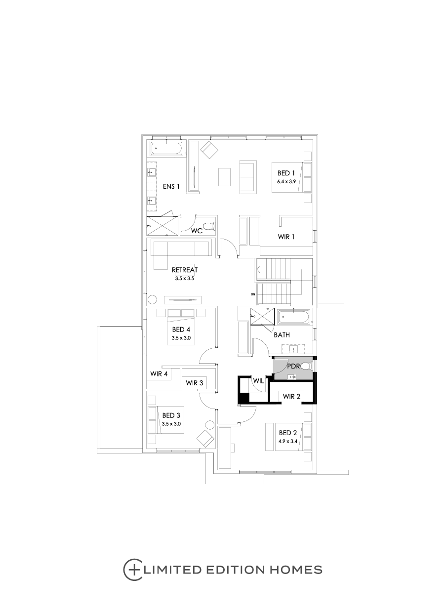 36 First Floor Floorplan (Powder room)
