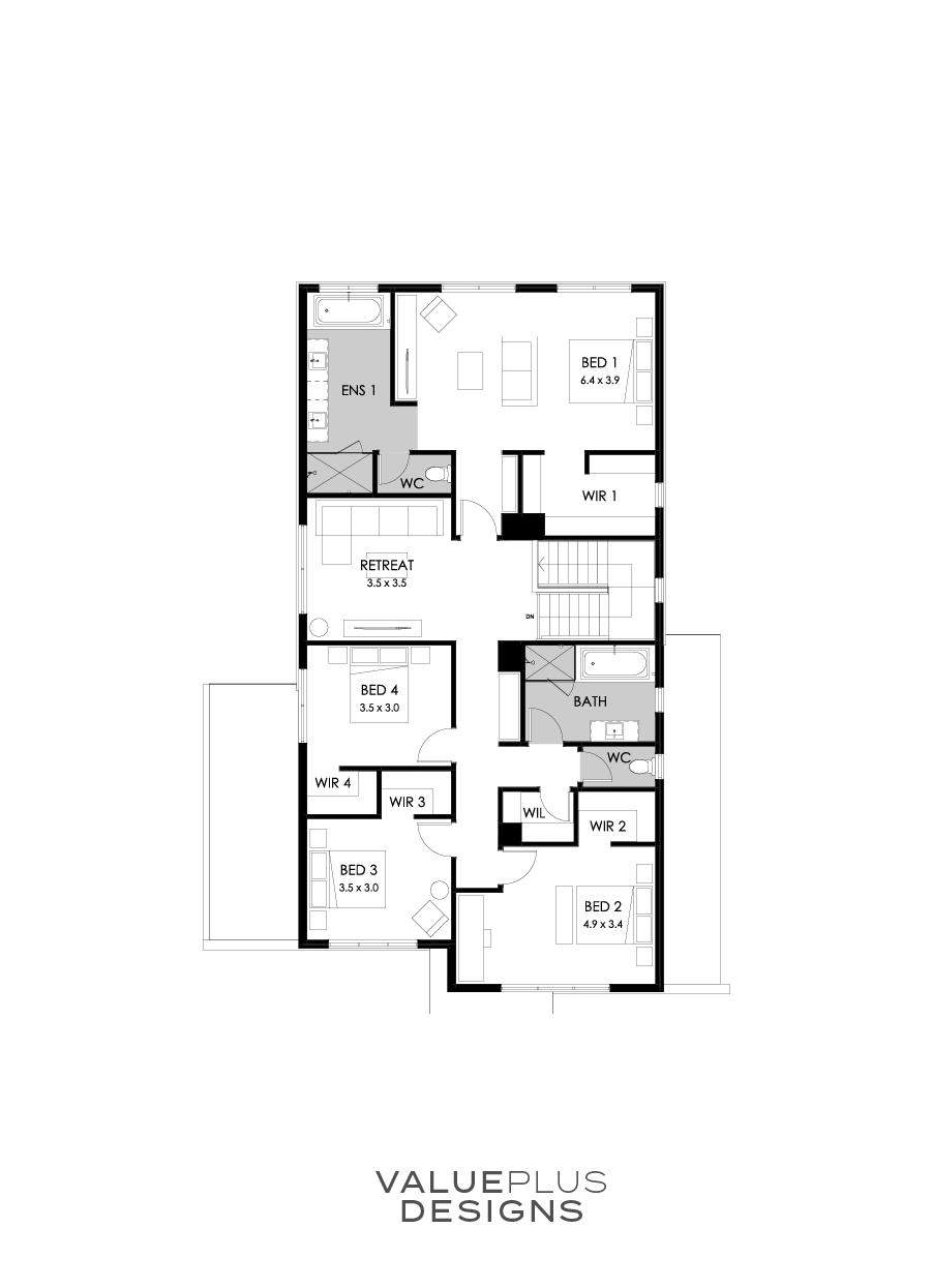 36 First Floor Floorplan (Standard)