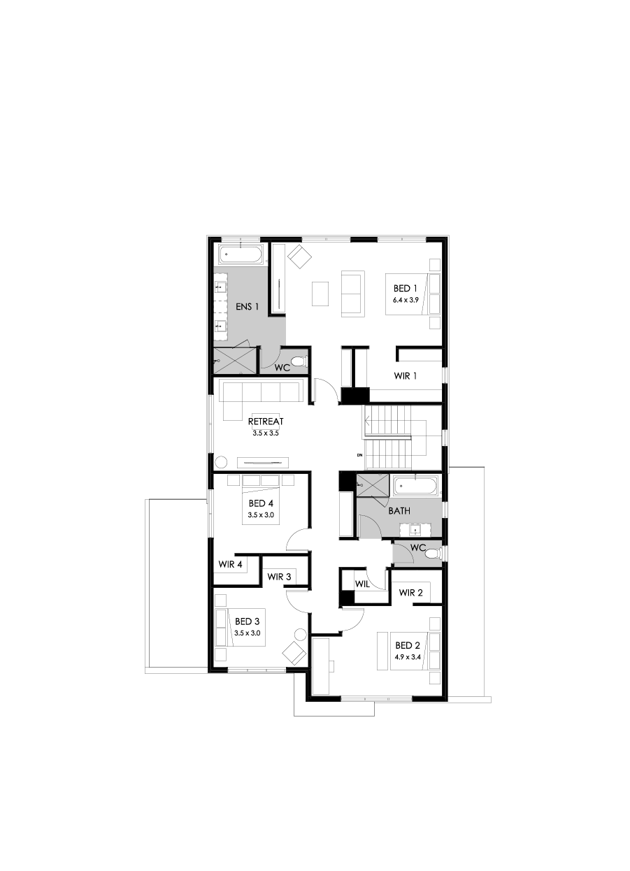 36 First Floor Floorplan (Standard)