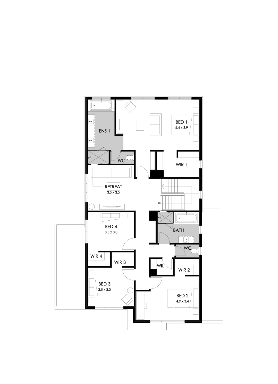 36 First Floor Floorplan (Standard)