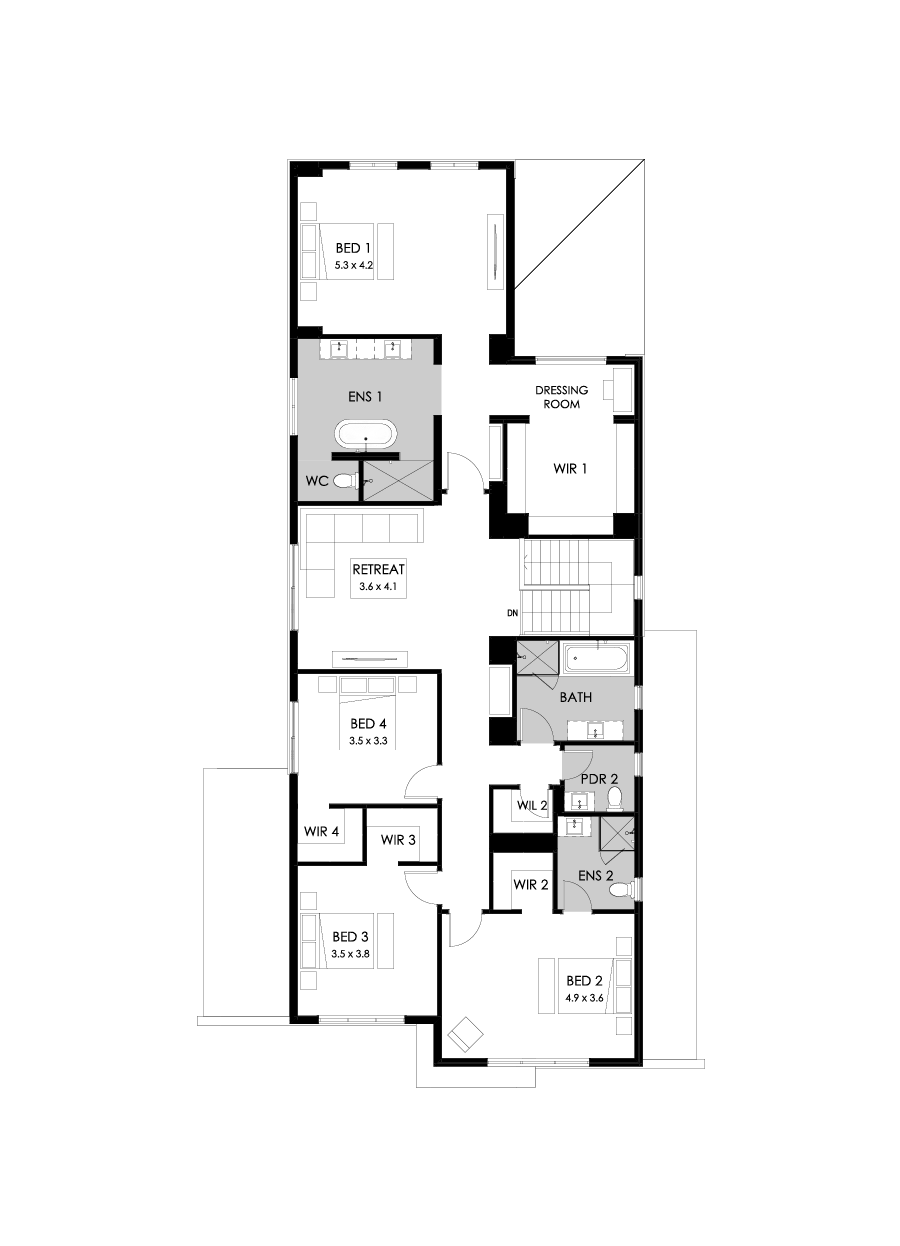 45 First Floor Floorplan (Standard)