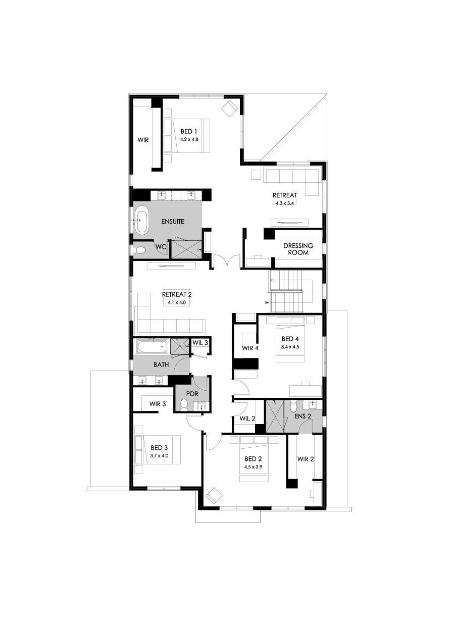 52 First Floor Floorplan (Standard)
