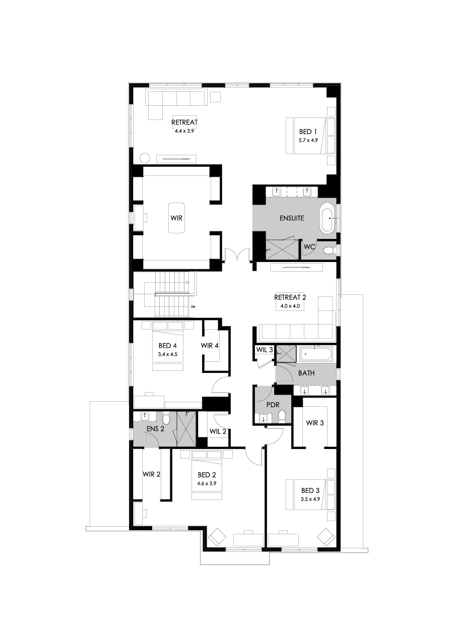55 First Floor Floorplan (Standard)
