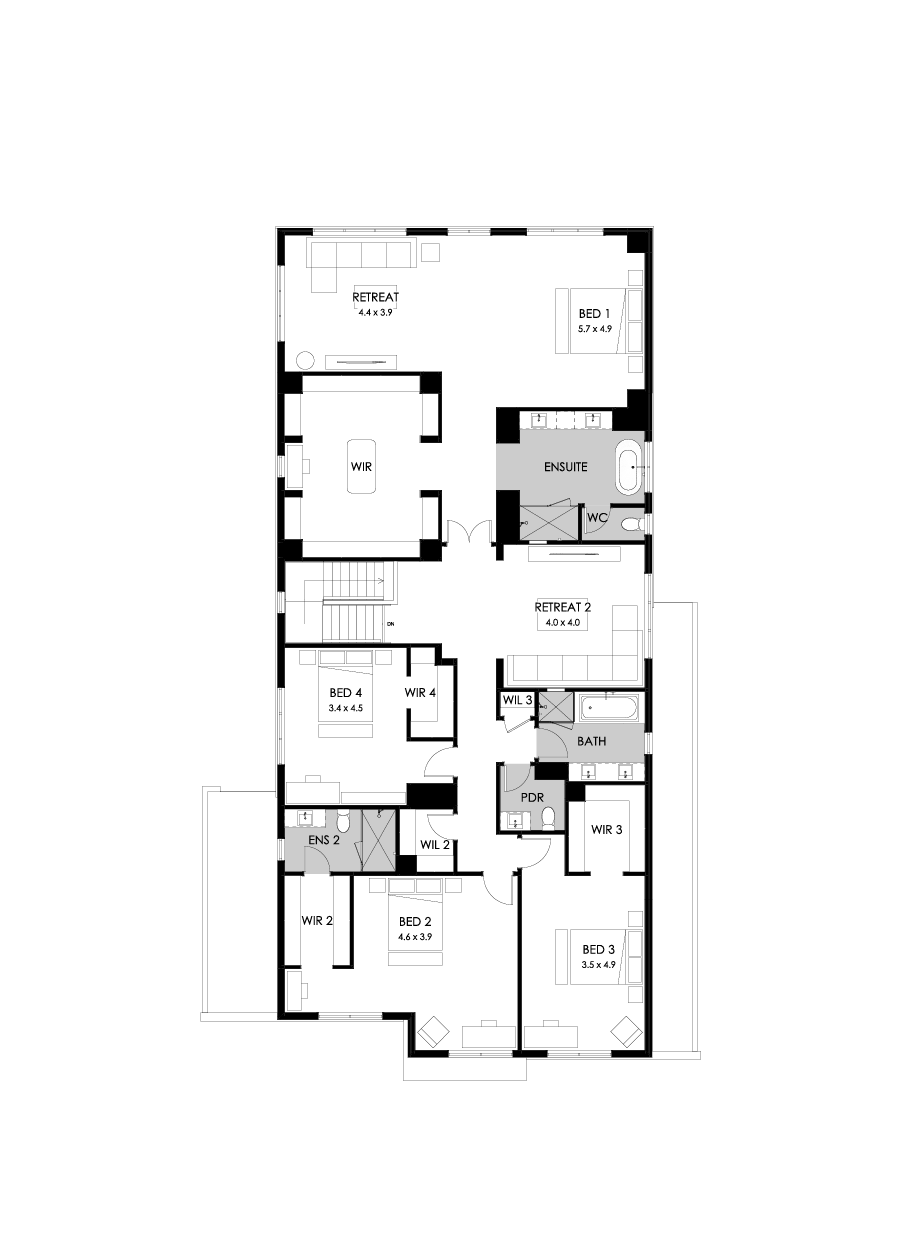 55 First Floor Floorplan (Standard)