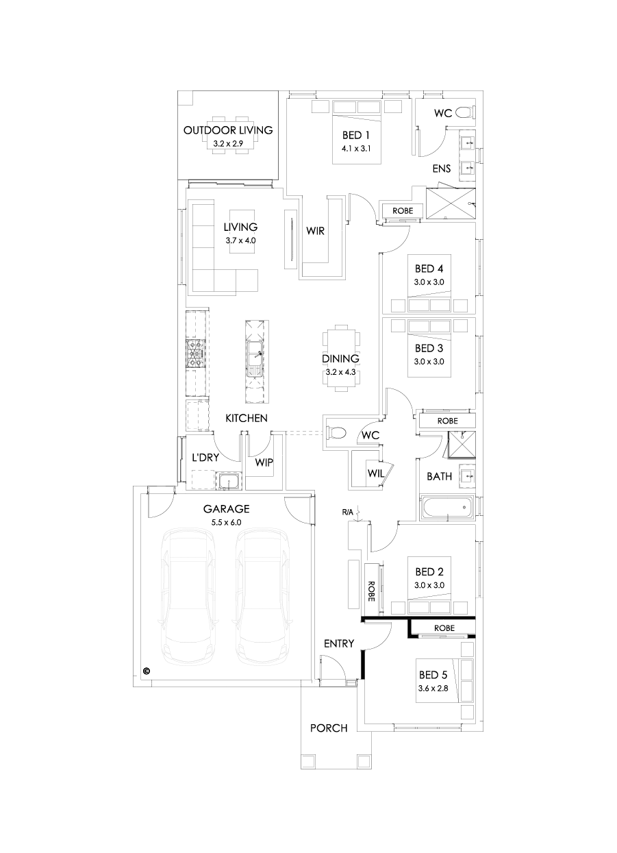 23  Floor Floorplan (5th bedroom)