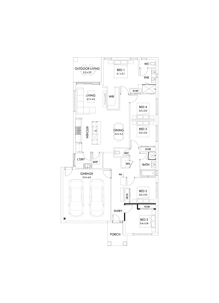 23  Floor Floorplan (5th bedroom)
