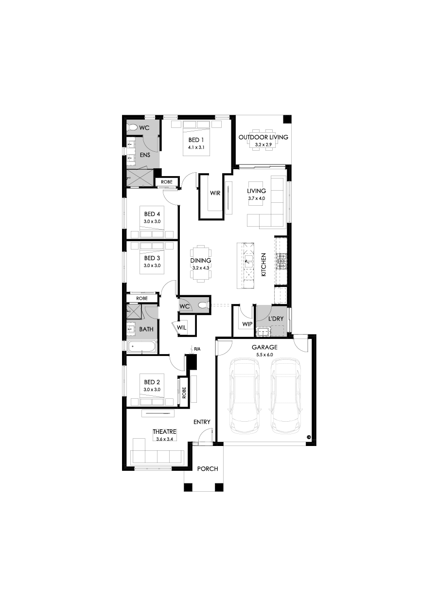 23  Floor Floorplan (Standard - Flipped)