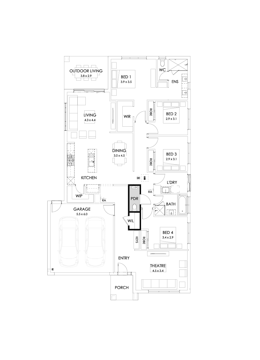 25  Floor Floorplan (Powder room)