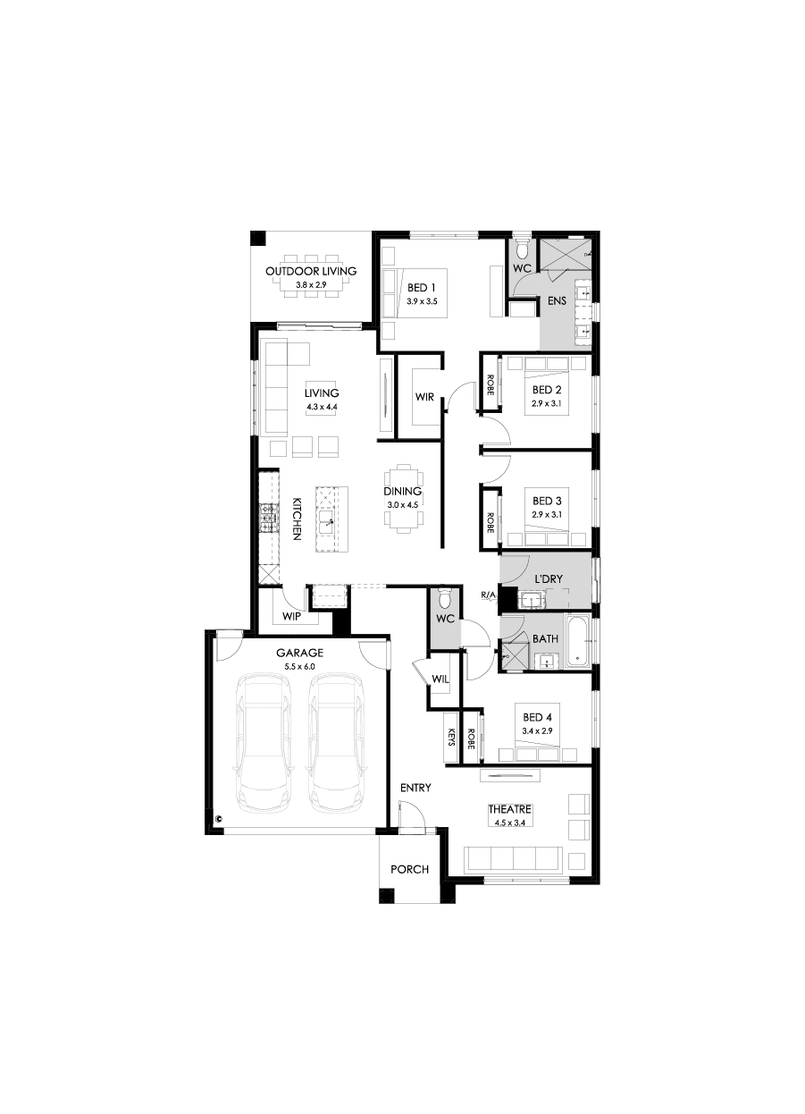 25  Floor Floorplan (Standard)