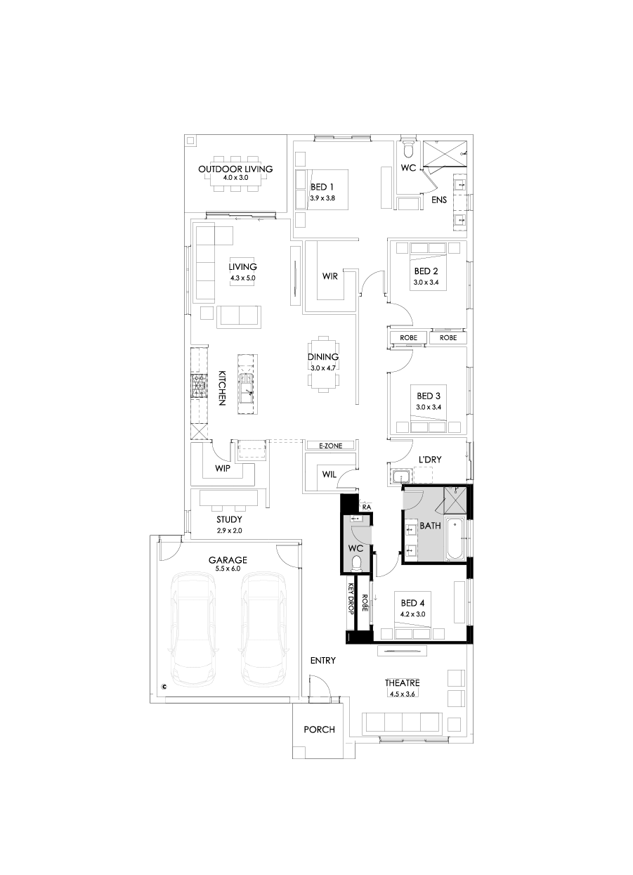 29  Floor Floorplan (Bathroom upgrade)