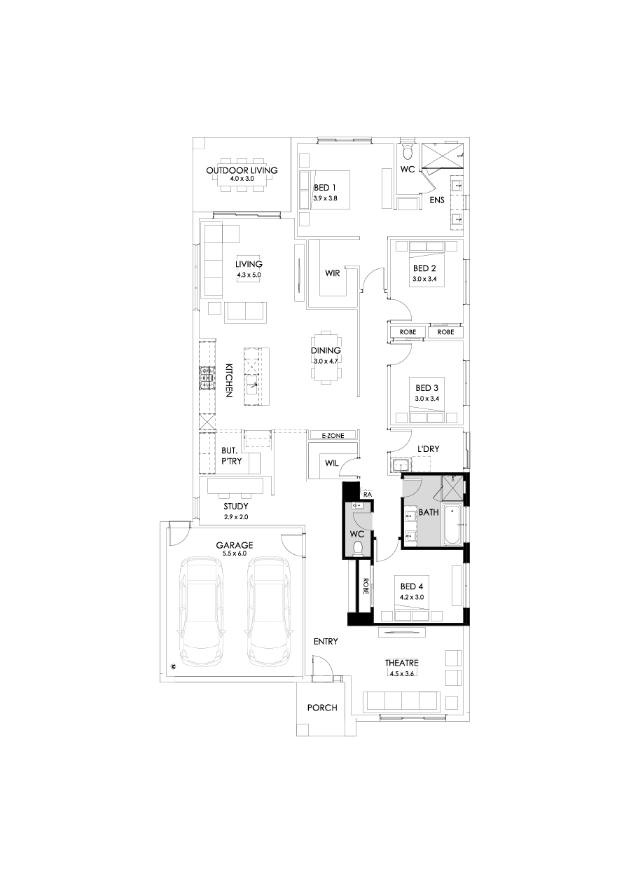 29  Floor Floorplan (Bathroom upgrade)