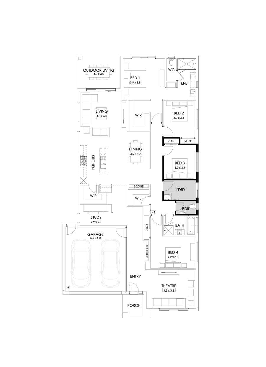 29  Floor Floorplan (Powder room)