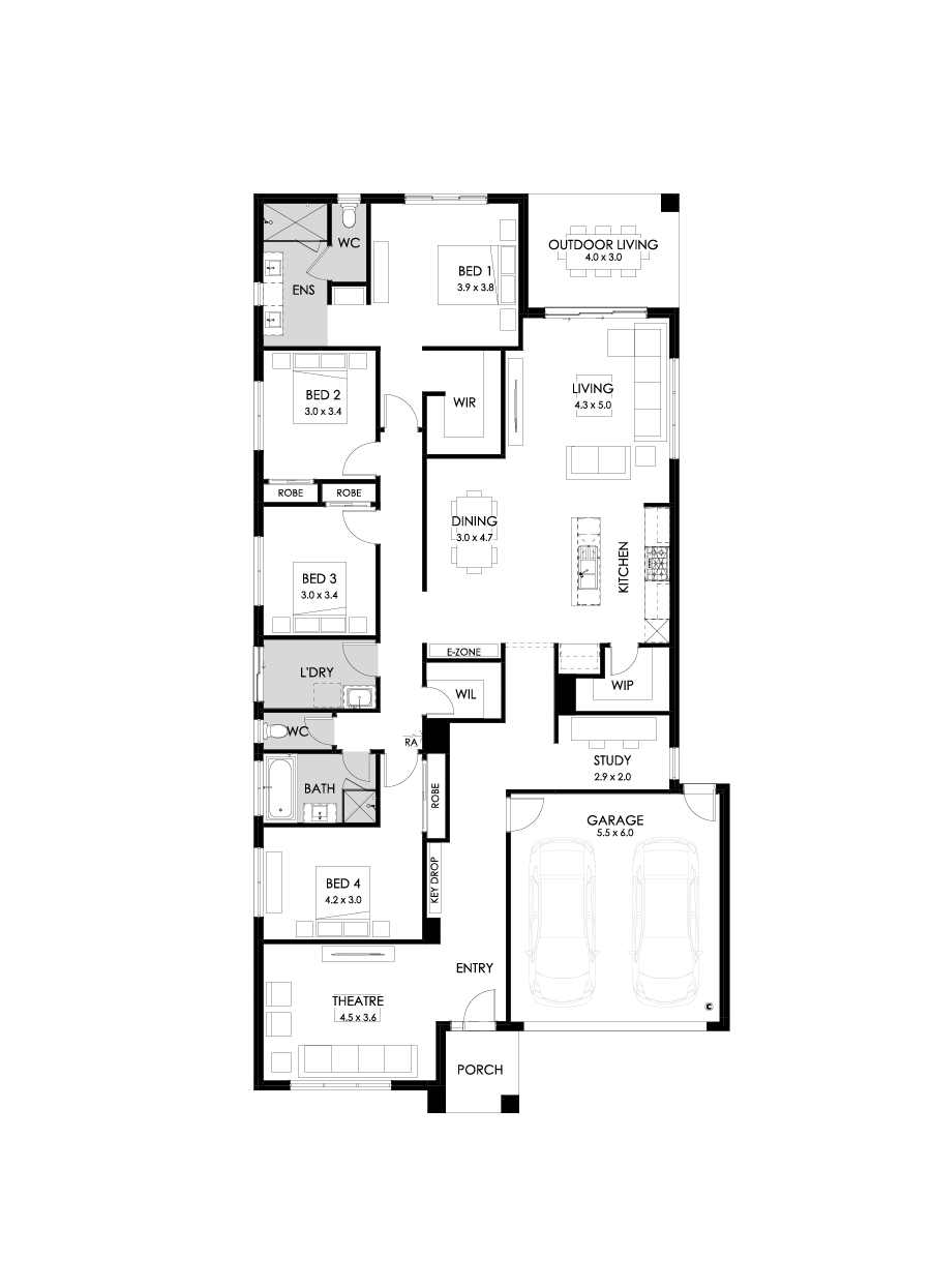 29  Floor Floorplan (Standard - Flipped)