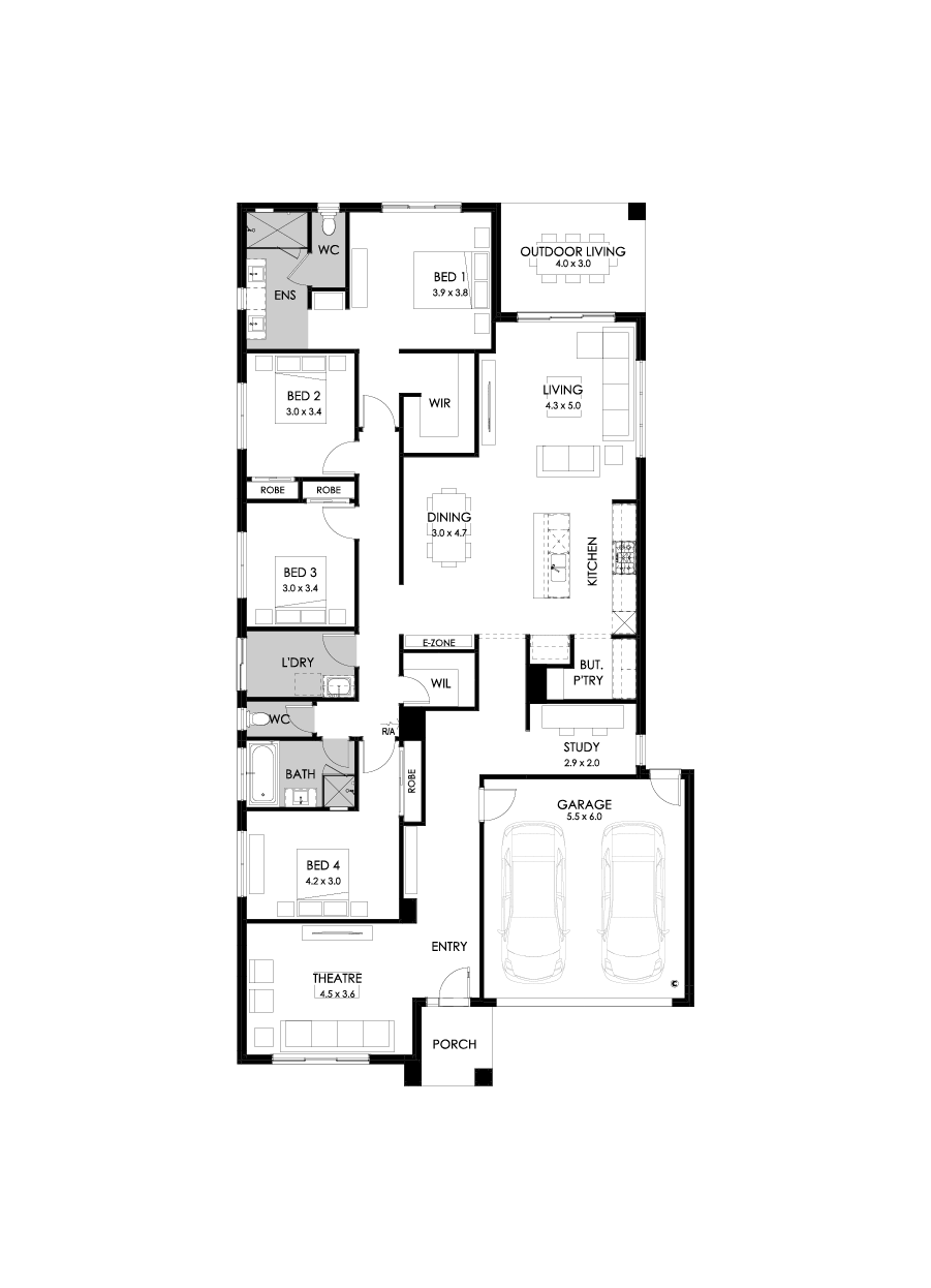 29  Floor Floorplan (Standard - Flipped)