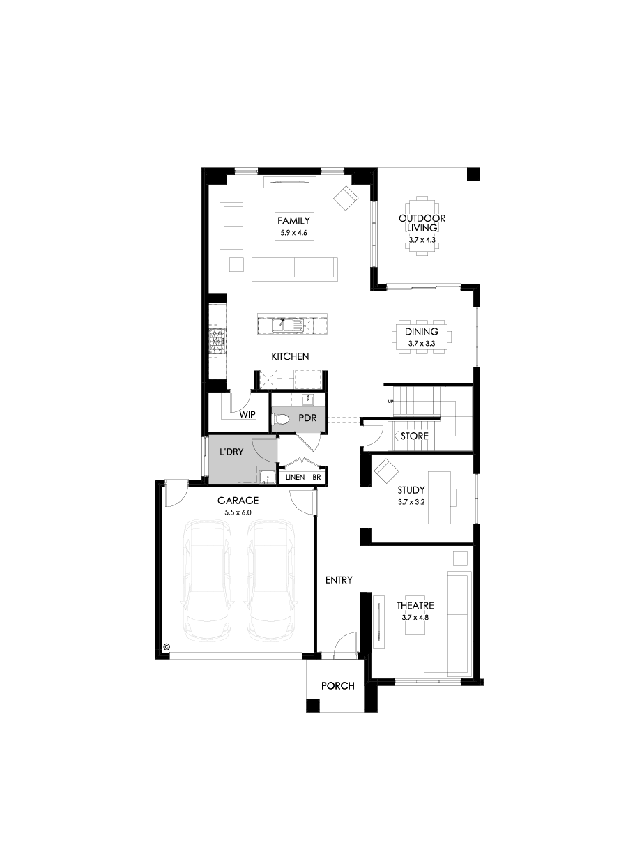 38 Ground Floor Floorplan (Standard)