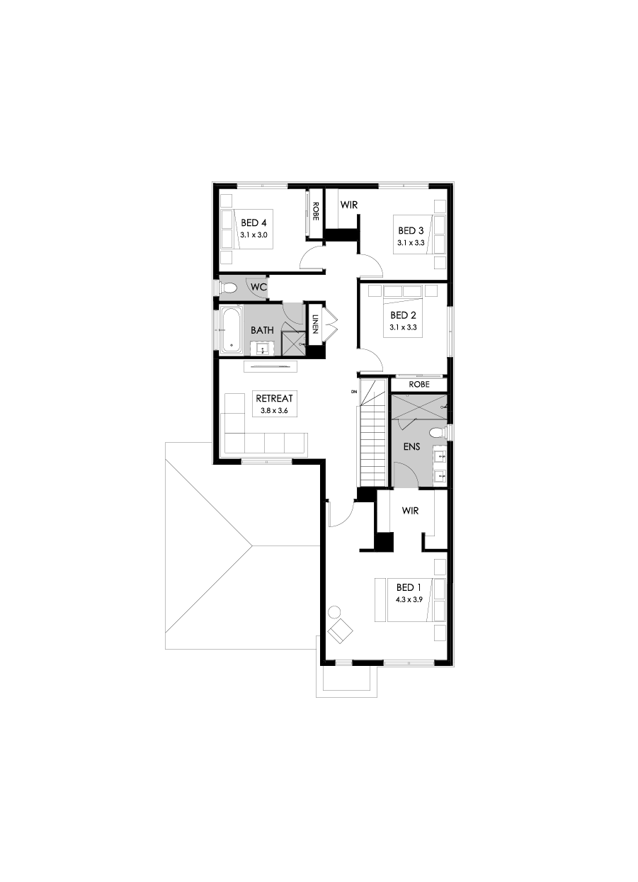 30 First Floor Floorplan (Standard )