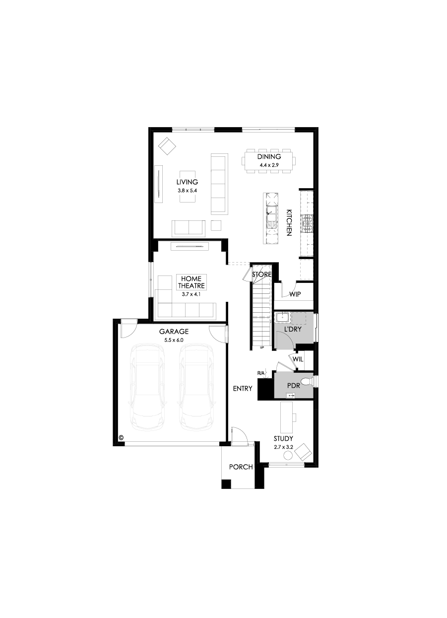 30 Ground Floor Floorplan (Standard )