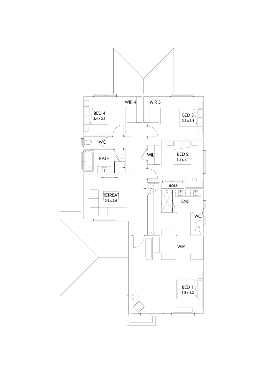 36 First Floor Floorplan (Outdoor living)