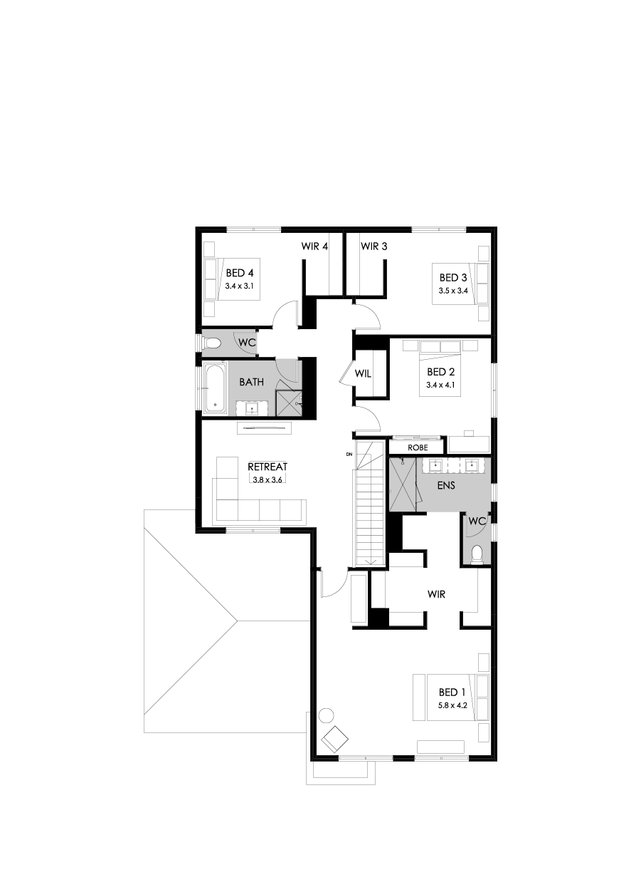 36 First Floor Floorplan (Standard )