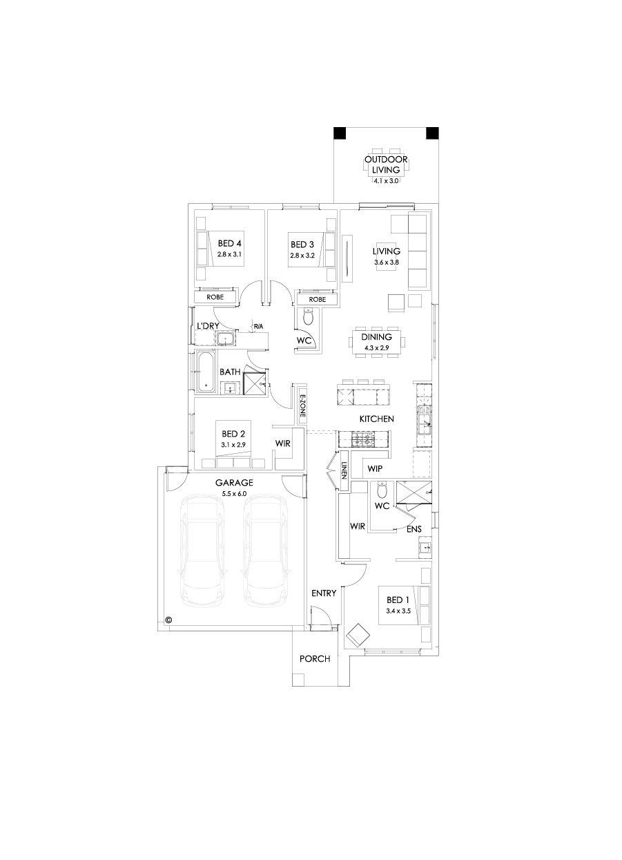 20  Floor Floorplan (Outdoor living)