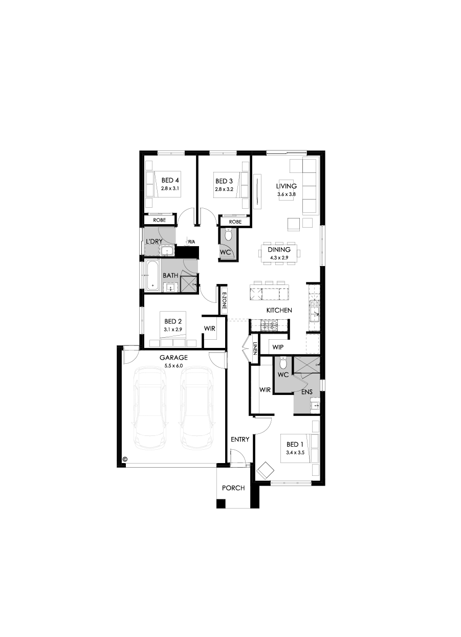 20  Floor Floorplan (Standard)