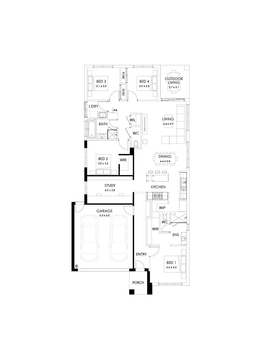 23  Floor Floorplan (5.5m setback)