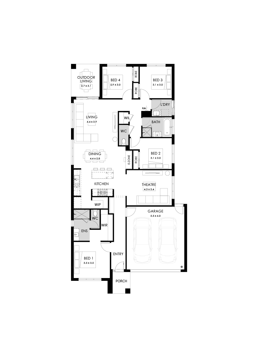 23  Floor Floorplan (Standard  - Flipped)