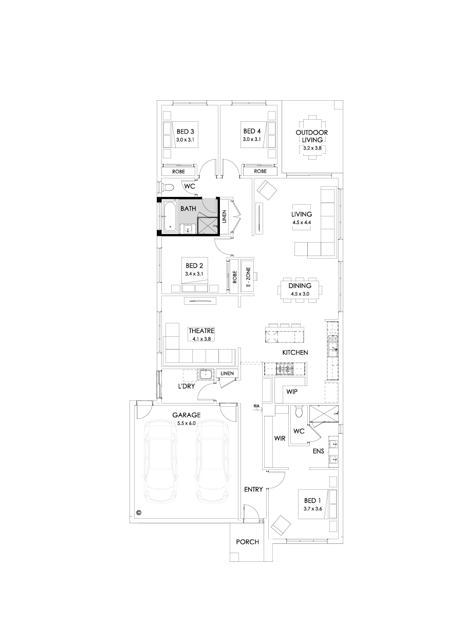 26  Floor Floorplan (Bathroom upgrade)