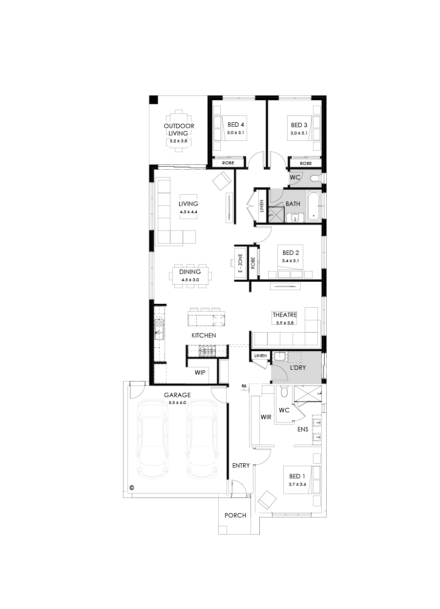 26  Floor Floorplan (Rear Flip)