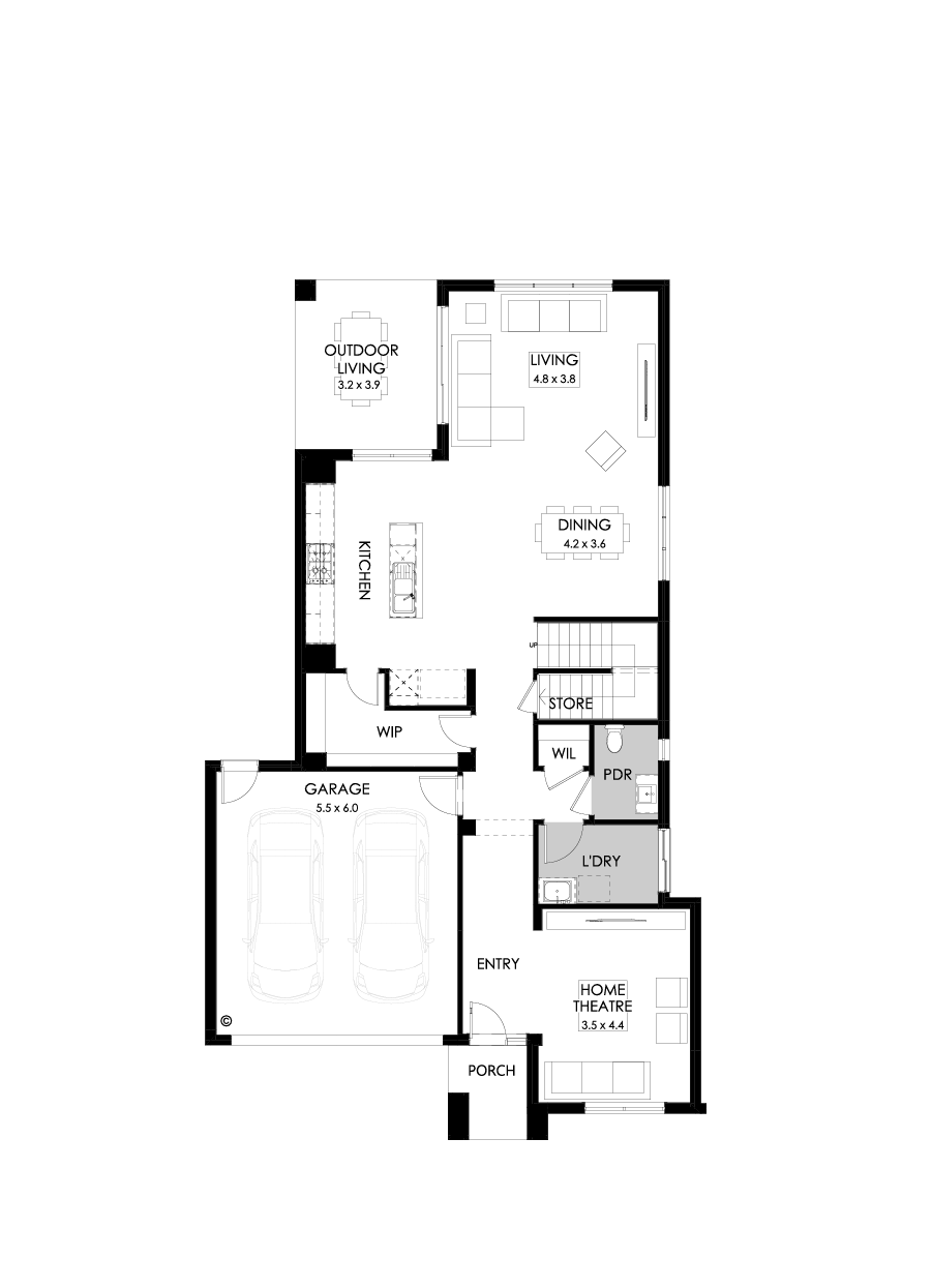 33 Ground Floor Floorplan (Standard)