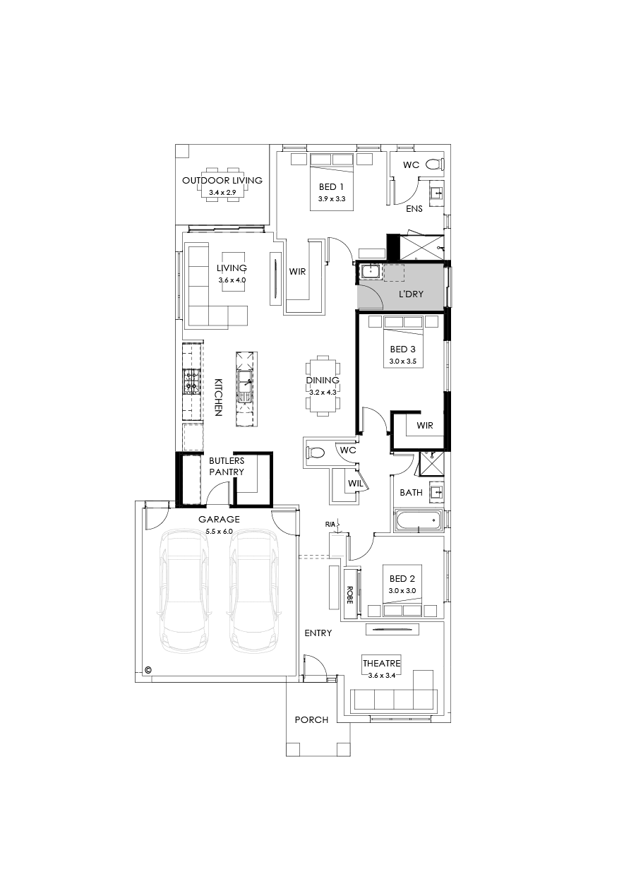 23  Floor Floorplan (Butler’s pantry)