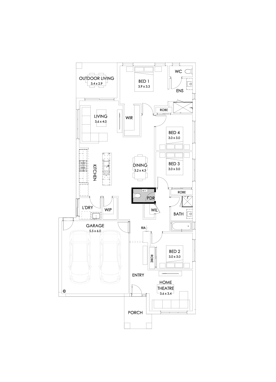 23  Floor Floorplan (Powder room)