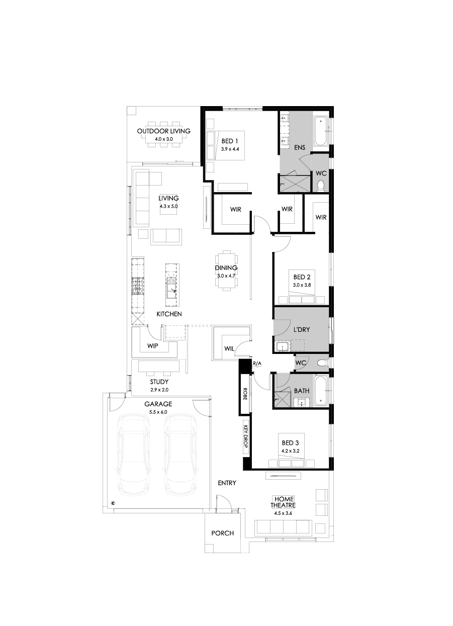 29  Floor Floorplan (3 bedrooms)