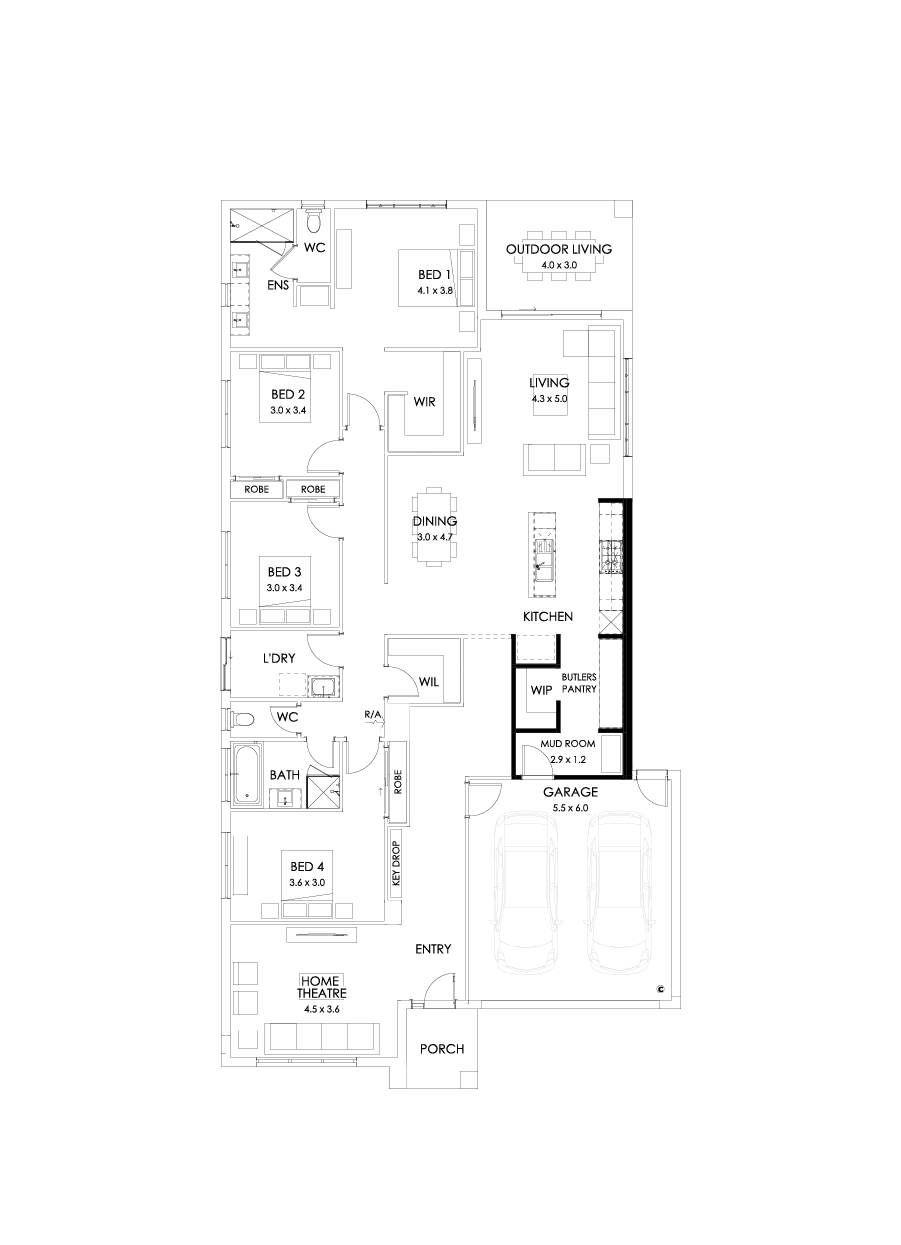 29  Floor Floorplan (Butler’s pantry - Flipped)