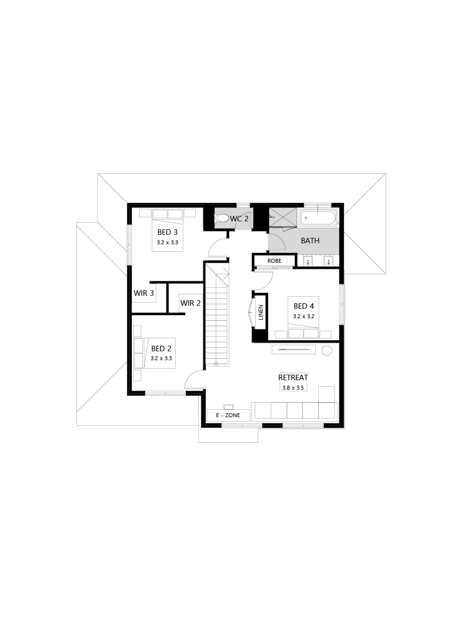 25 First Floor Floorplan (Standard)