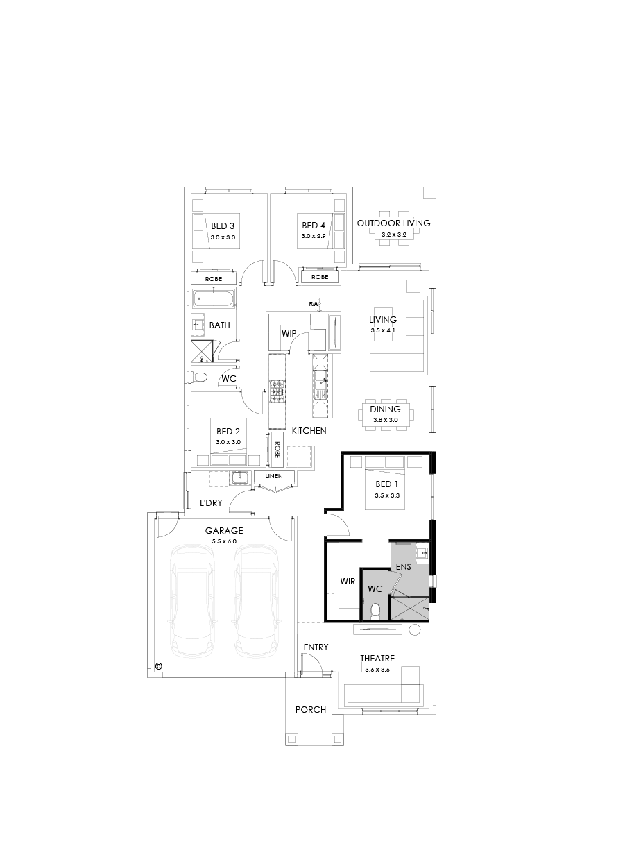 23  Floor Floorplan (Alternate theatre)