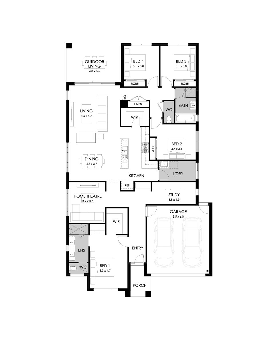 27  Floor Floorplan (Standard - Flipped)