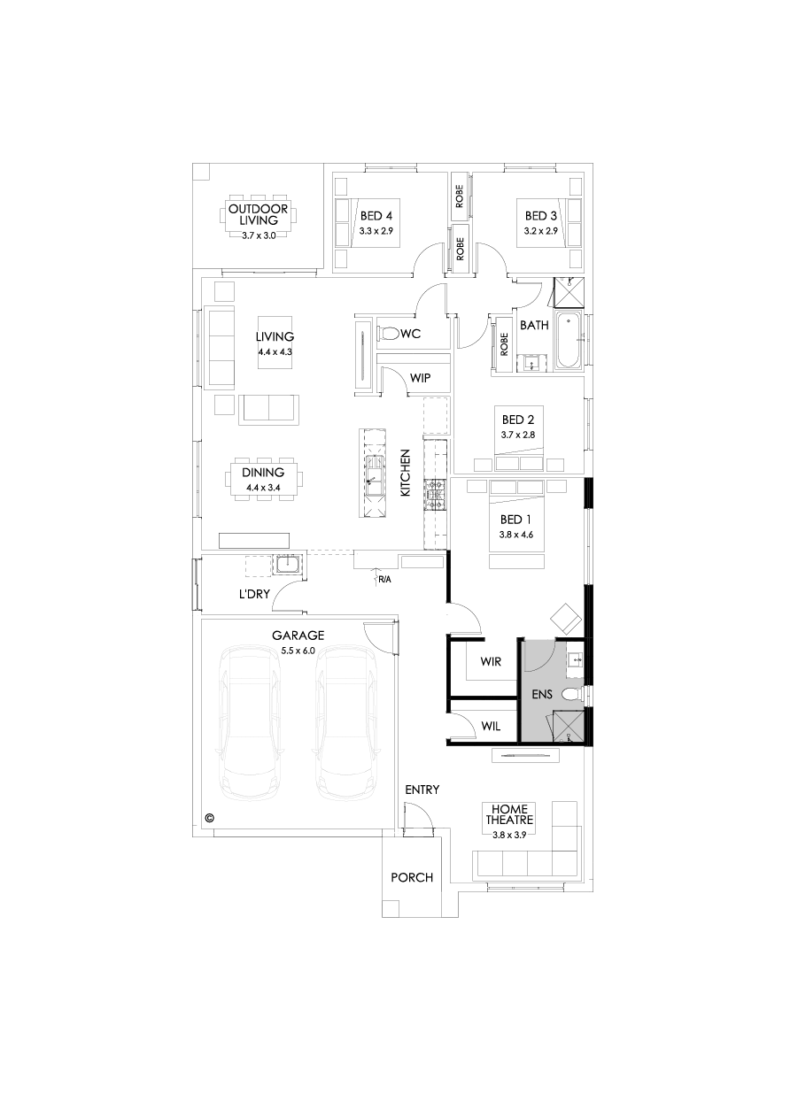 25  Floor Floorplan (Alternate theatre)